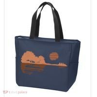 Guitar Lake Shadow Black History BLM Musician Guitarist Tote Bag thumb 3