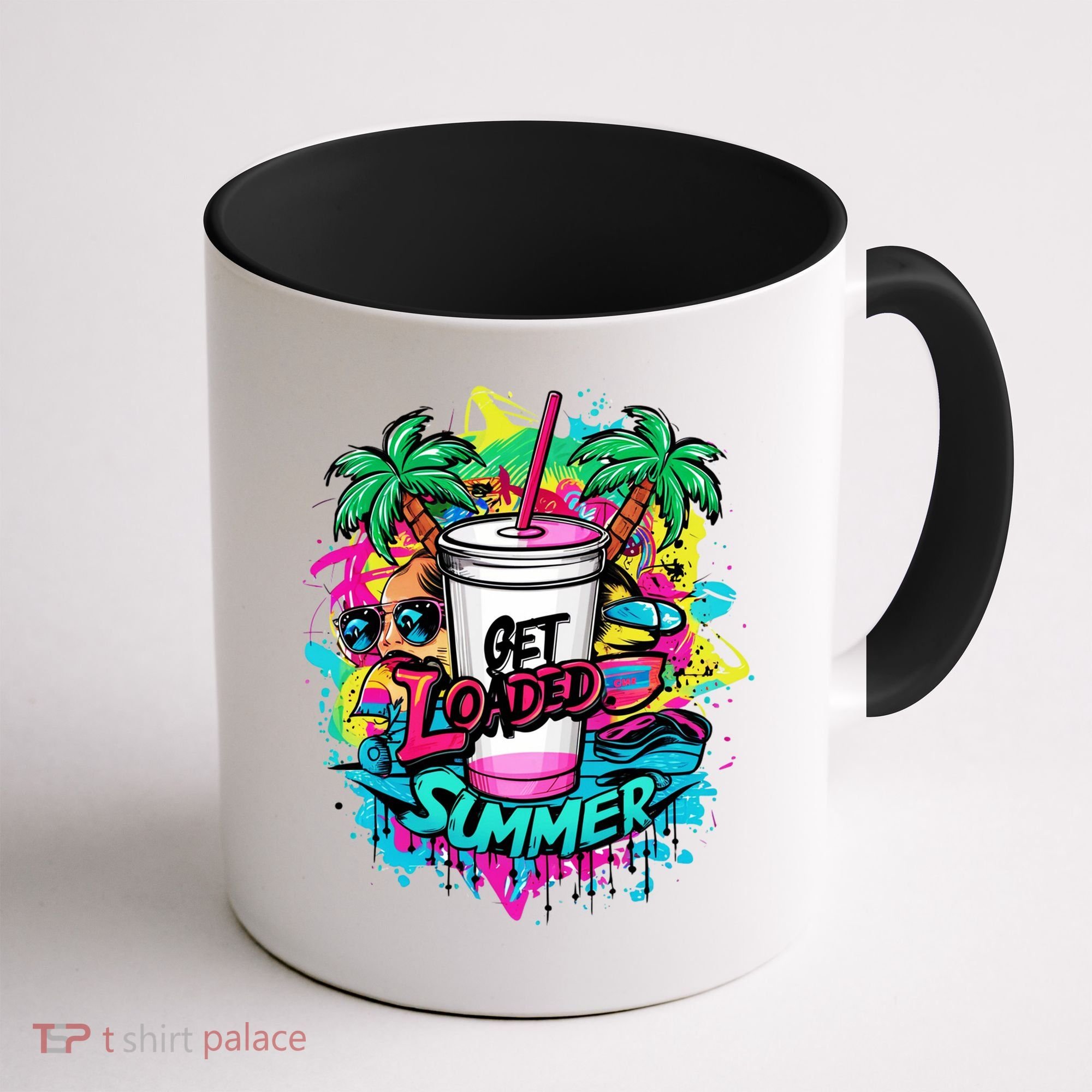 Get Loaded Summer Tea Junkie Ice Tea Dye Summer Vibes Gift Coffee Mug