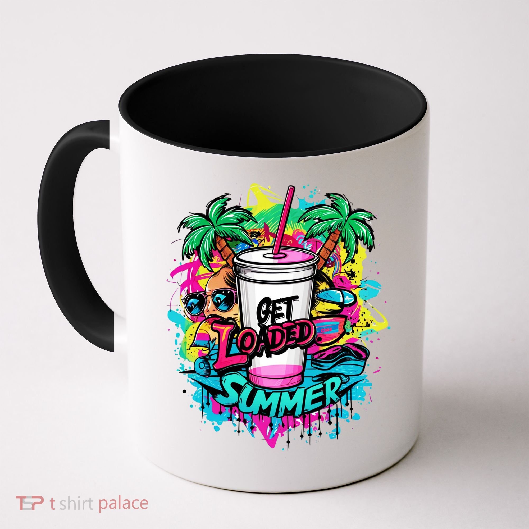 Get Loaded Summer Tea Junkie Ice Tea Dye Summer Vibes Gift Coffee Mug