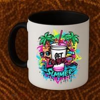 Get Loaded Summer Tea Junkie Ice Tea Dye Summer Vibes Gift Coffee Mug thumb 2