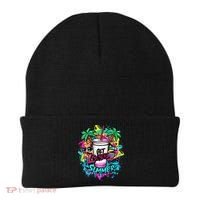 Get Loaded Summer Tea Junkie Ice Tea Dye Summer Vibes Gift Beanie thumb 0