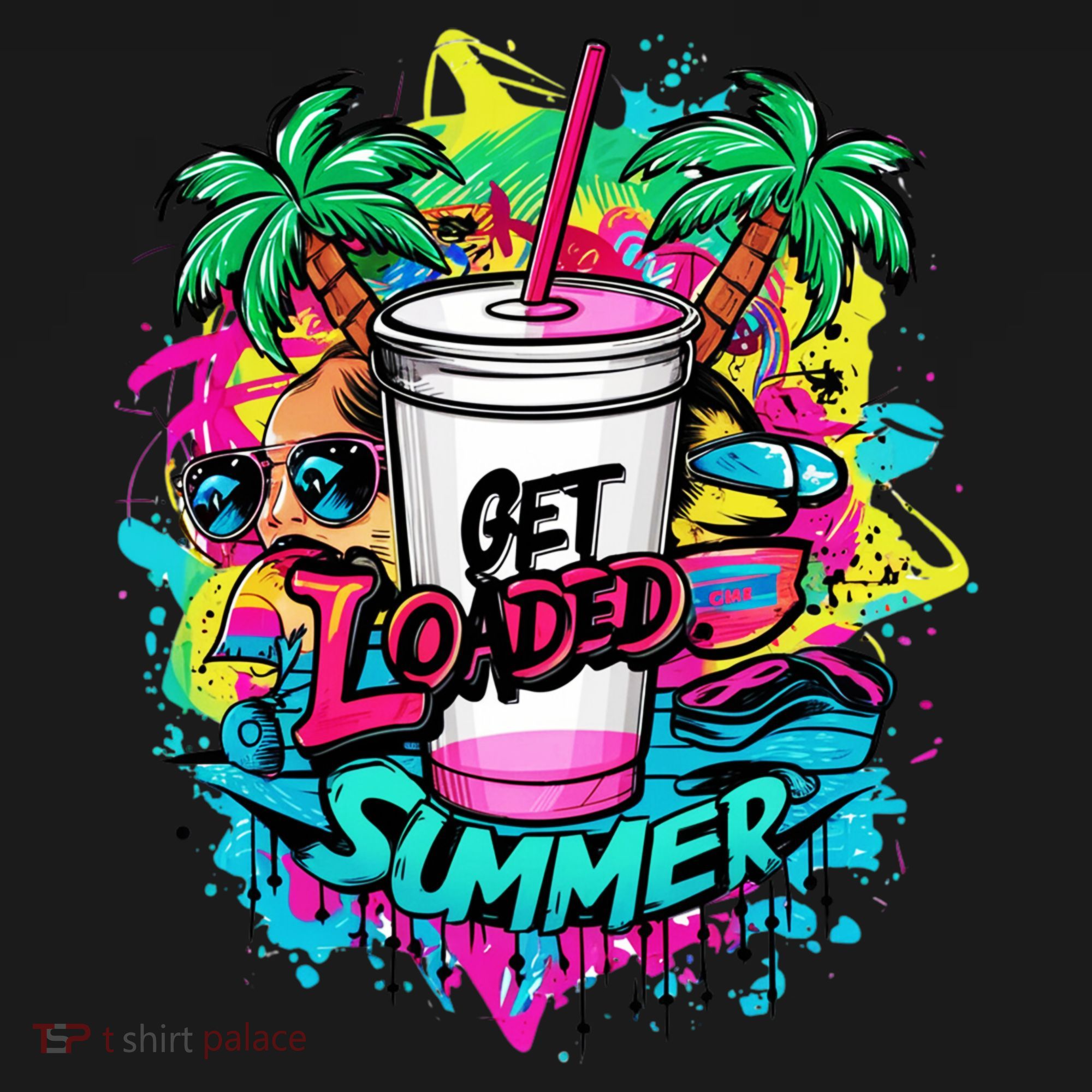 Get Loaded Summer Tea Junkie Ice Tea Dye Summer Vibes Gift Ornament