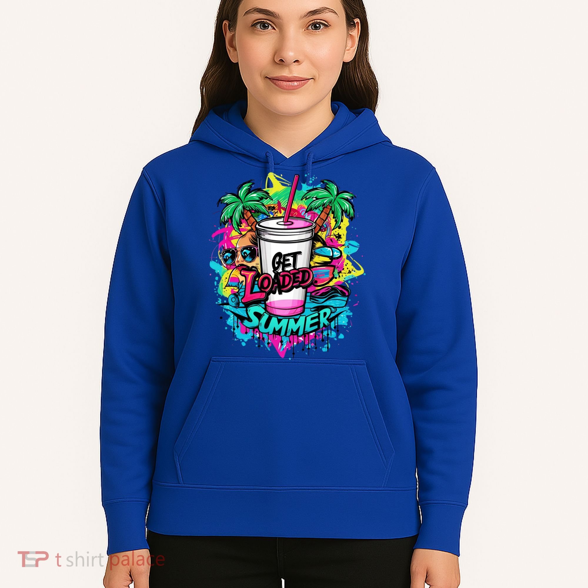 Get Loaded Summer Tea Junkie Ice Tea Dye Summer Vibes Gift Hoodie