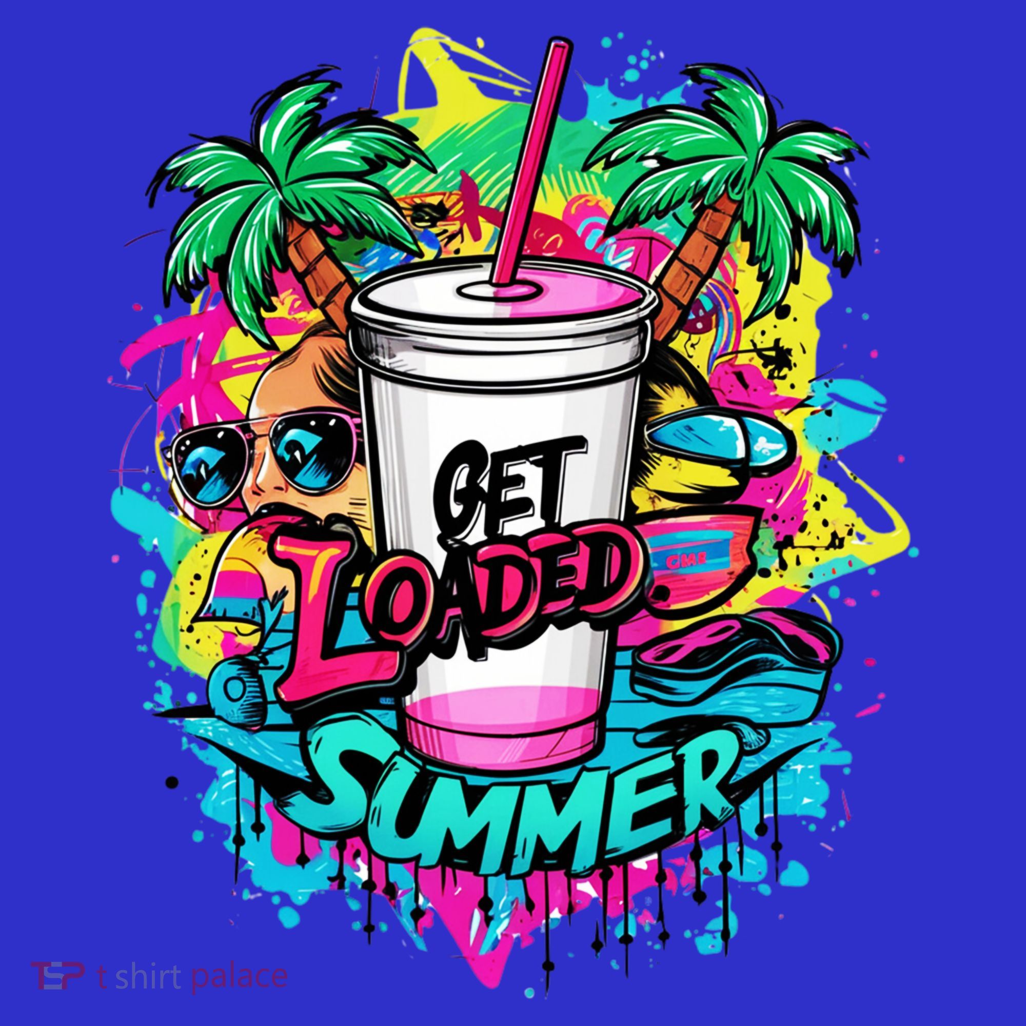 Get Loaded Summer Tea Junkie Ice Tea Dye Summer Vibes Gift Long Sleeve Shirt