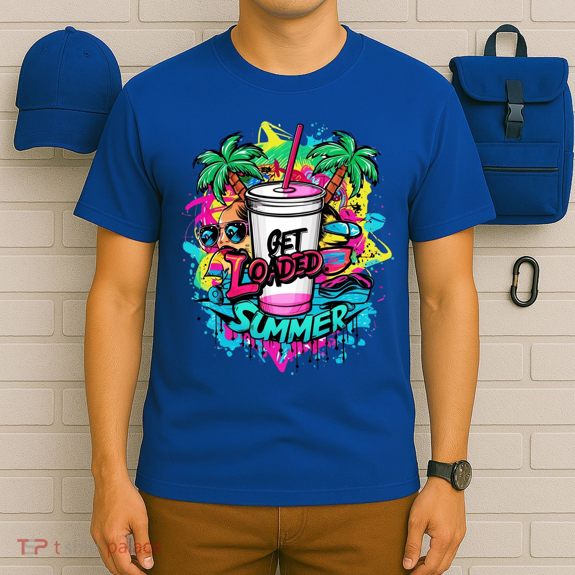 Get Loaded Summer Tea Junkie Ice Tea Dye Summer Vibes Gift T-Shirt