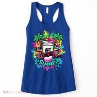 Get Loaded Summer Tea Junkie Ice Tea Dye Summer Vibes Gift Women's Tank Top thumb 0