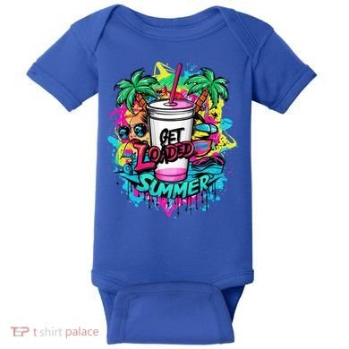 Get Loaded Summer Tea Junkie Ice Tea Dye Summer Vibes Gift Baby Bodysuit