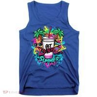 Get Loaded Summer Tea Junkie Ice Tea Dye Summer Vibes Gift Tank Top thumb 0