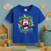 Get Loaded Summer Tea Junkie Ice Tea Dye Summer Vibes Gift Toddler T-Shirt thumb 3