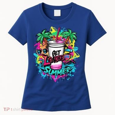 Get Loaded Summer Tea Junkie Ice Tea Dye Summer Vibes Gift Women's T-Shirt