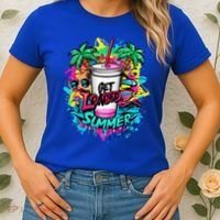 Get Loaded Summer Tea Junkie Ice Tea Dye Summer Vibes Gift Women's T-Shirt thumb 2