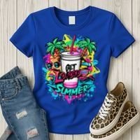 Get Loaded Summer Tea Junkie Ice Tea Dye Summer Vibes Gift Women's T-Shirt thumb 3