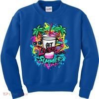Get Loaded Summer Tea Junkie Ice Tea Dye Summer Vibes Gift Kids Sweatshirt thumb 0