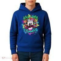 Get Loaded Summer Tea Junkie Ice Tea Dye Summer Vibes Gift Kids Hoodie thumb 4