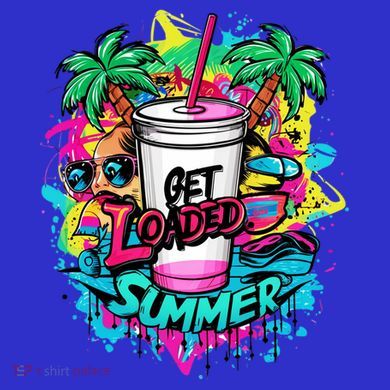 Get Loaded Summer Tea Junkie Ice Tea Dye Summer Vibes Gift Short Acrylic Beanie