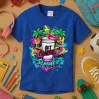 Get Loaded Summer Tea Junkie Ice Tea Dye Summer Vibes Gift Kids T-Shirt thumb 3
