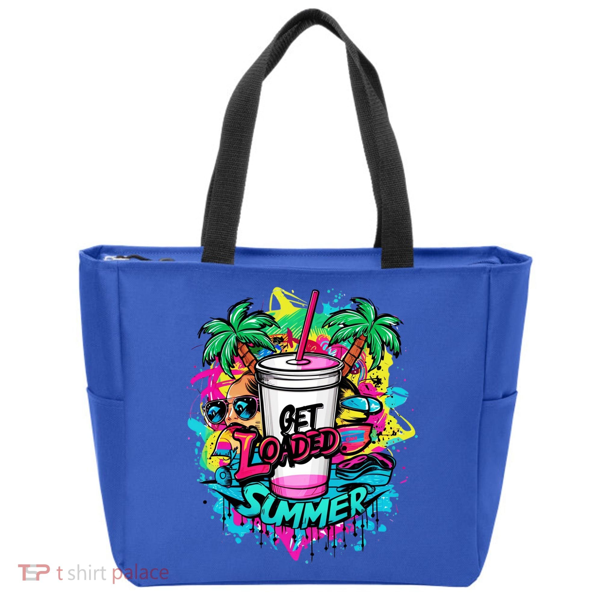 Get Loaded Summer Tea Junkie Ice Tea Dye Summer Vibes Gift Tote Bag