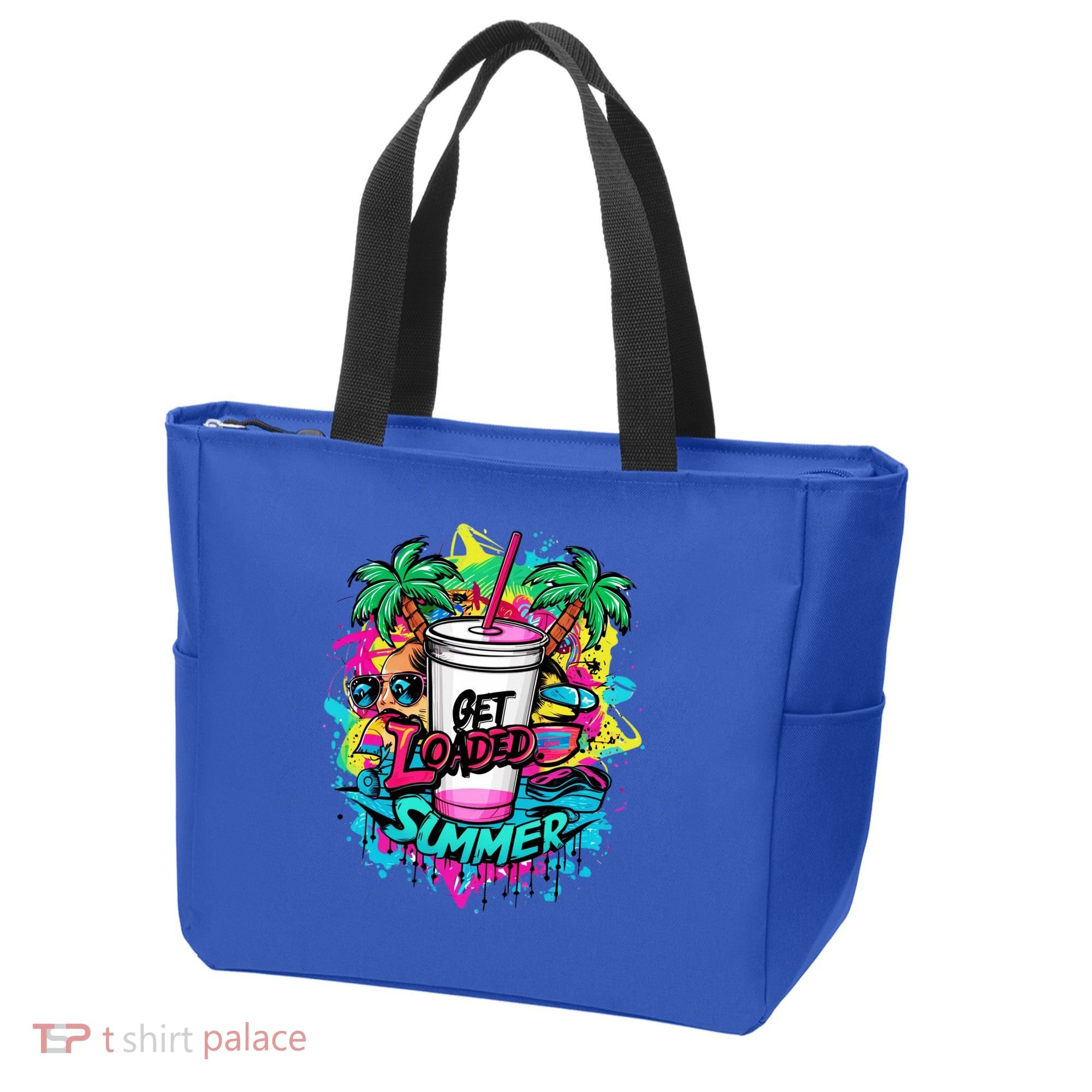 Get Loaded Summer Tea Junkie Ice Tea Dye Summer Vibes Gift Tote Bag