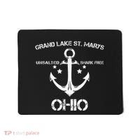 Grand Lake St. Marys Ohio Funny Fishing Camping Mousepad thumb 0