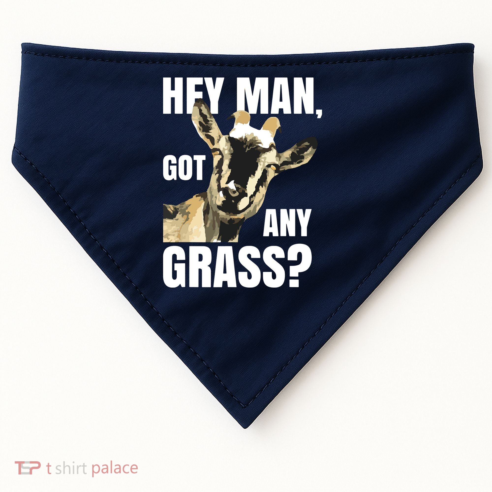 Goat Lovers Shirts Farm Animal Pun Pets Meme Funny Goat USA-Made Doggie Bandana