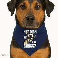Goat Lovers Shirts Farm Animal Pun Pets Meme Funny Goat USA-Made Doggie Bandana thumb 1