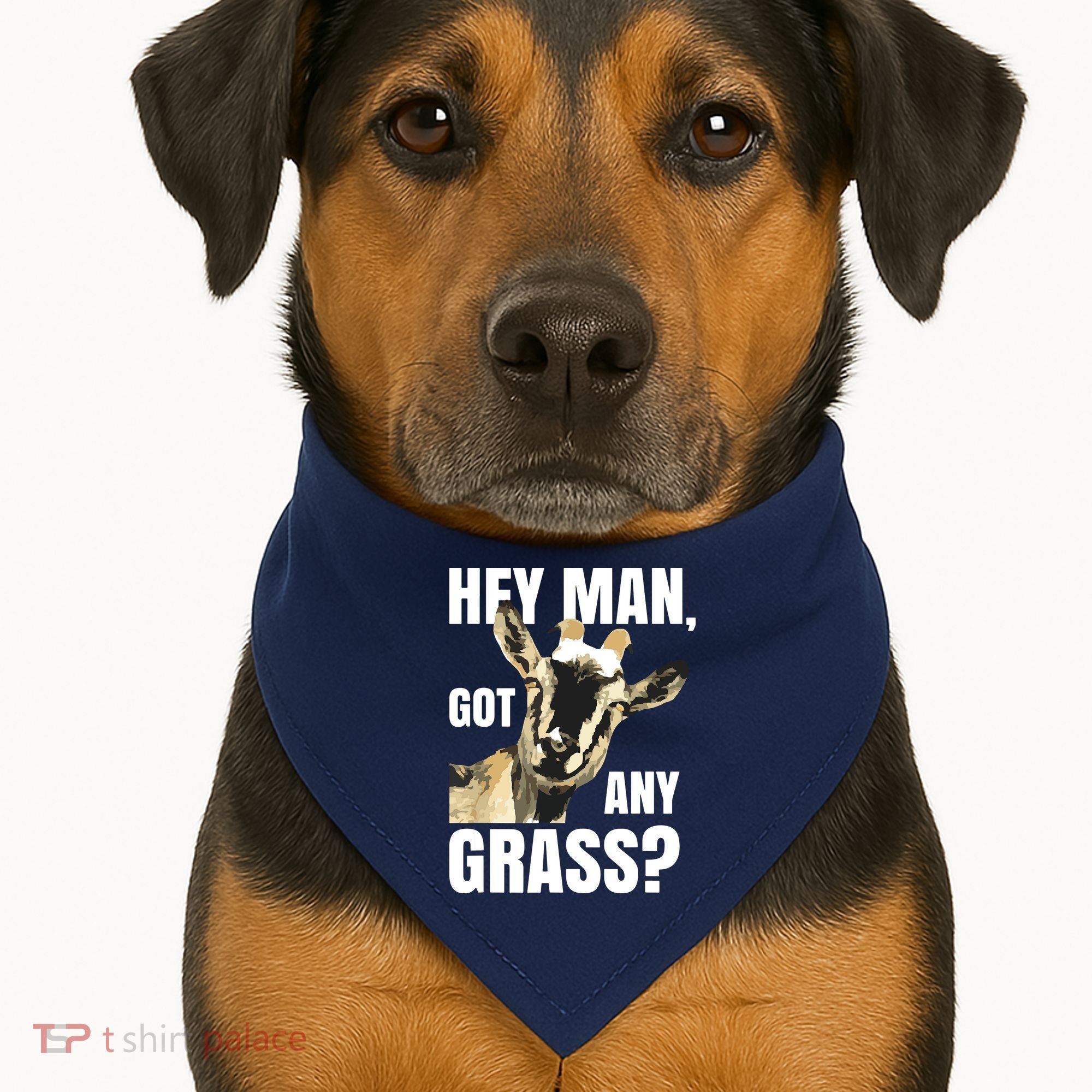 Goat Lovers Shirts Farm Animal Pun Pets Meme Funny Goat USA-Made Doggie Bandana