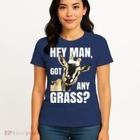 Goat Lovers Shirts Farm Animal Pun Pets Meme Funny Goat Women's T-Shirt thumb 4