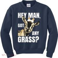 Goat Lovers Shirts Farm Animal Pun Pets Meme Funny Goat Kids Sweatshirt thumb 0
