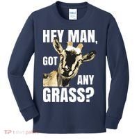 Goat Lovers Shirts Farm Animal Pun Pets Meme Funny Goat Kids Long Sleeve Shirt thumb 0