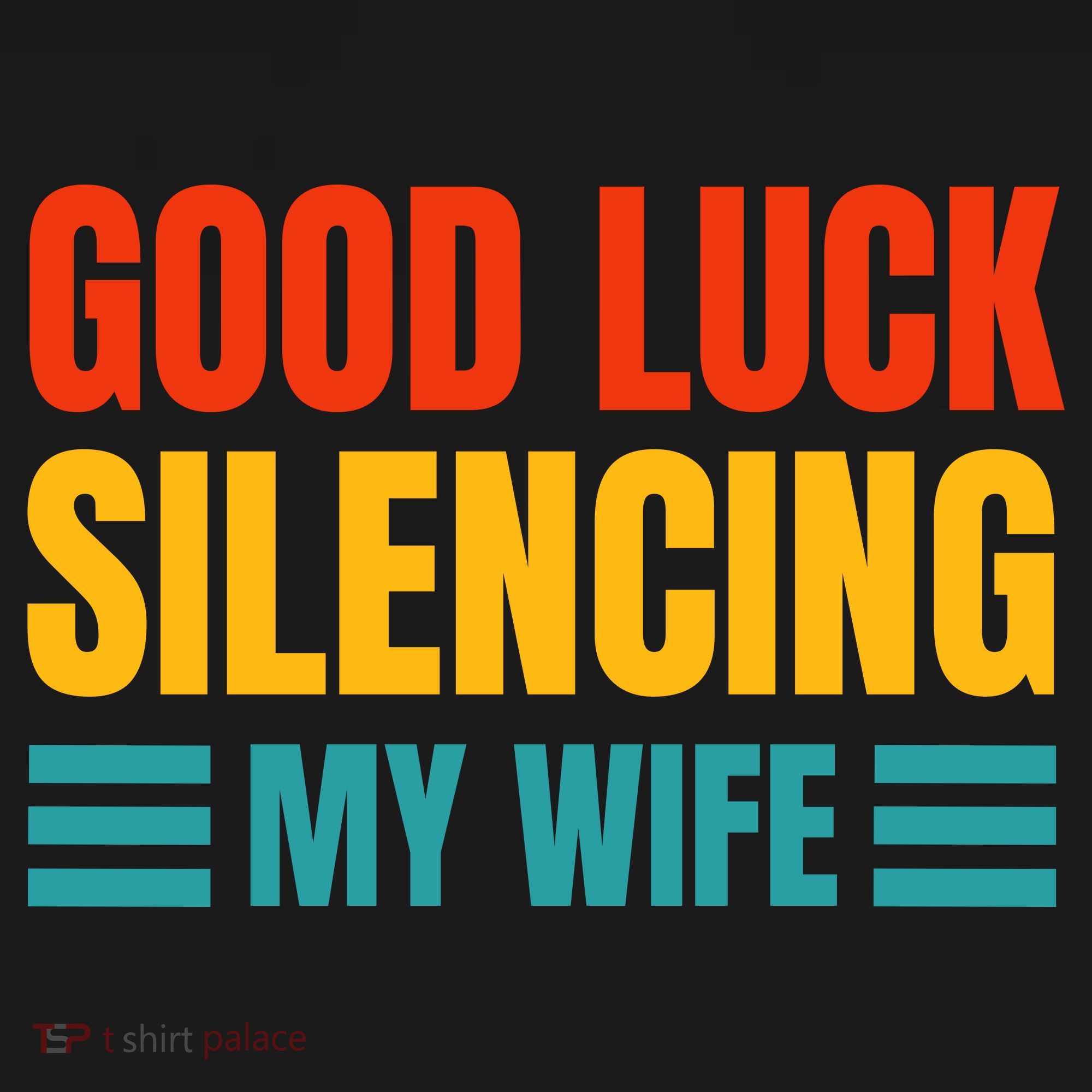 Good Luck Silencing My Wife Ornament
