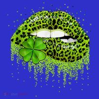 Green Lips Sexy Irish Leopard Shamrock St Patricks Day Women's Tank Top thumb 5