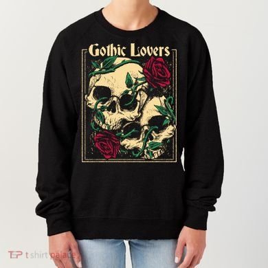 Gothic Lovers Skull And Rose Women's Sweatshirt