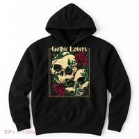 Gothic Lovers Skull And Rose Hoodie thumb 0