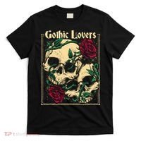 Gothic Lovers Skull And Rose T-Shirt thumb 0