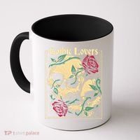 Gothic Lovers Skull And Rose Coffee Mug thumb 0