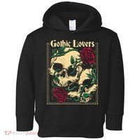 Gothic Lovers Skull And Rose Toddler Hoodie thumb 0