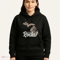Great Lakes Shaped Wo Petoskey Stone Michigan Rocks Hoodie thumb 5