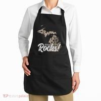 Great Lakes Shaped Wo Petoskey Stone Michigan Rocks Apron thumb 2
