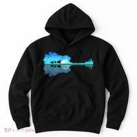 Guitar Lake Shadow Love Guitar Musician Hoodie thumb 0
