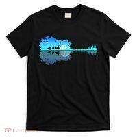 Guitar Lake Shadow Love Guitar Musician T-Shirt thumb 0