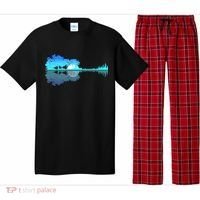 Guitar Lake Shadow Love Guitar Musician Pajama Set thumb 0