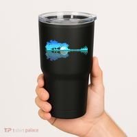 Guitar Lake Shadow Love Guitar Musician Tumbler thumb 2