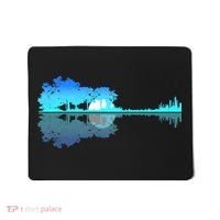 Guitar Lake Shadow Love Guitar Musician Mousepad thumb 0