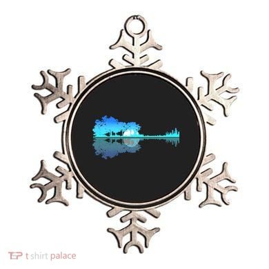 Guitar Lake Shadow Love Guitar Musician Ornament