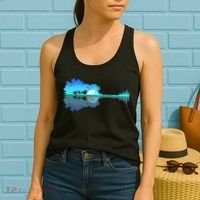 Guitar Lake Shadow Love Guitar Musician Women's Tank Top thumb 2