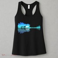 Guitar Lake Shadow Love Guitar Musician Women's Tank Top thumb 3