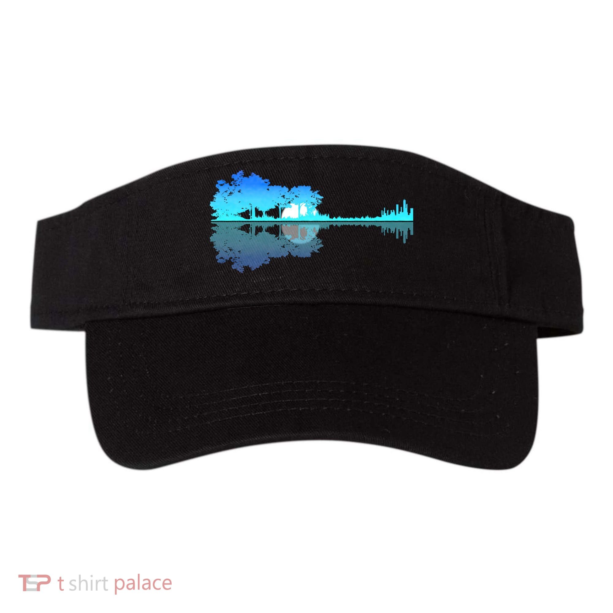 Guitar Lake Shadow Love Guitar Musician Visor