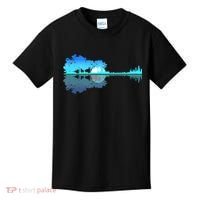Guitar Lake Shadow Love Guitar Musician Kids T-Shirt thumb 0