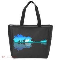 Guitar Lake Shadow Love Guitar Musician Tote Bag thumb 0