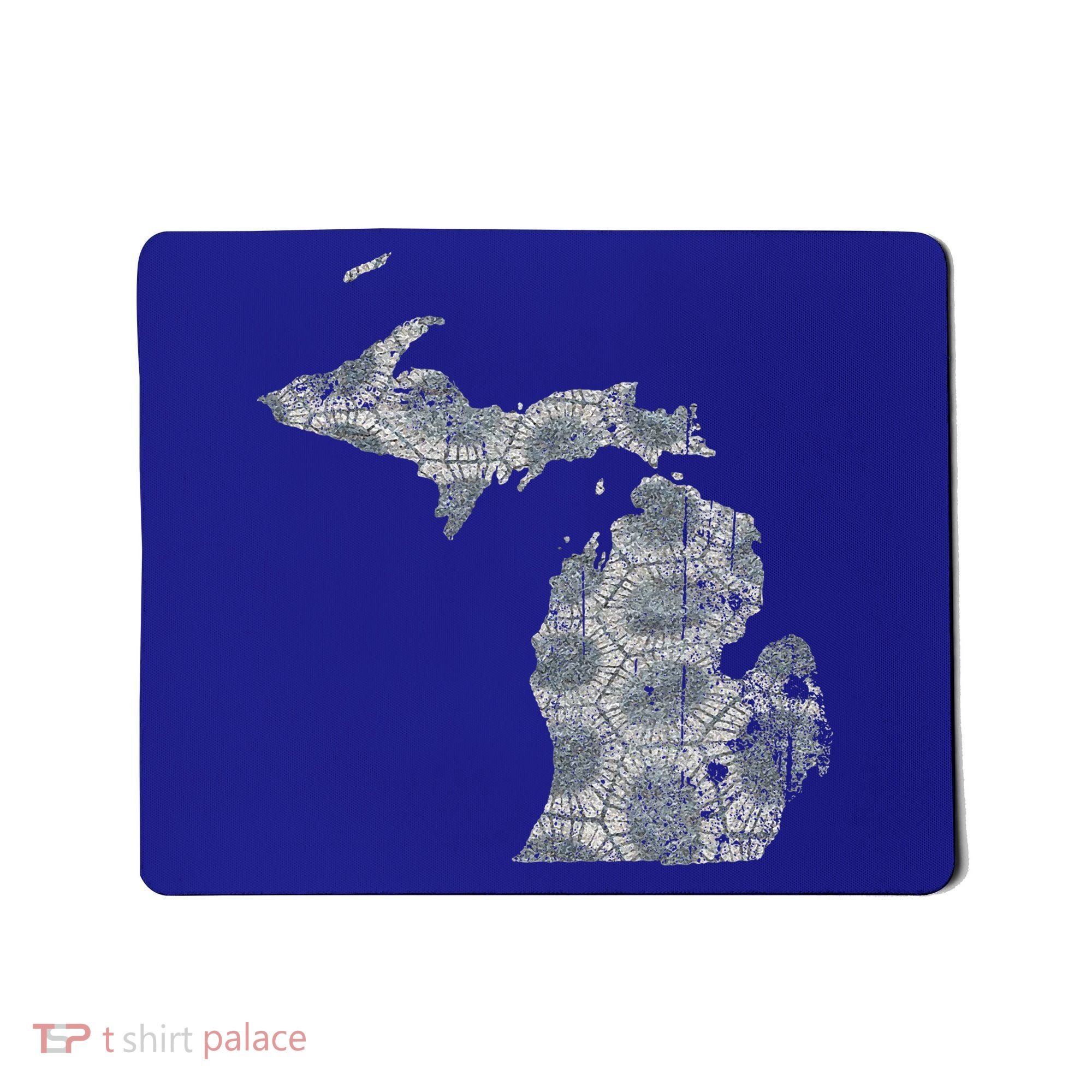 Great Lakes Shaped Women Summer Petoskey Stone Michigan Mousepad